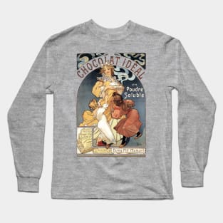 Art Nouveau Poster for Chocolate Ideal Long Sleeve T-Shirt